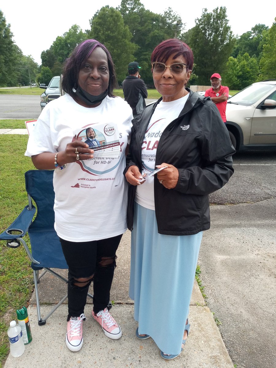 NadariusClarkVA's tweet photo. Hey #HD84! if you get the chance to get out on your lunch break, it’s a great opportunity to vote in the 2023 Dem Primary! Get out and show your support today! #ClarkforDelegate https://t.co/JI5ZH2I1ZO