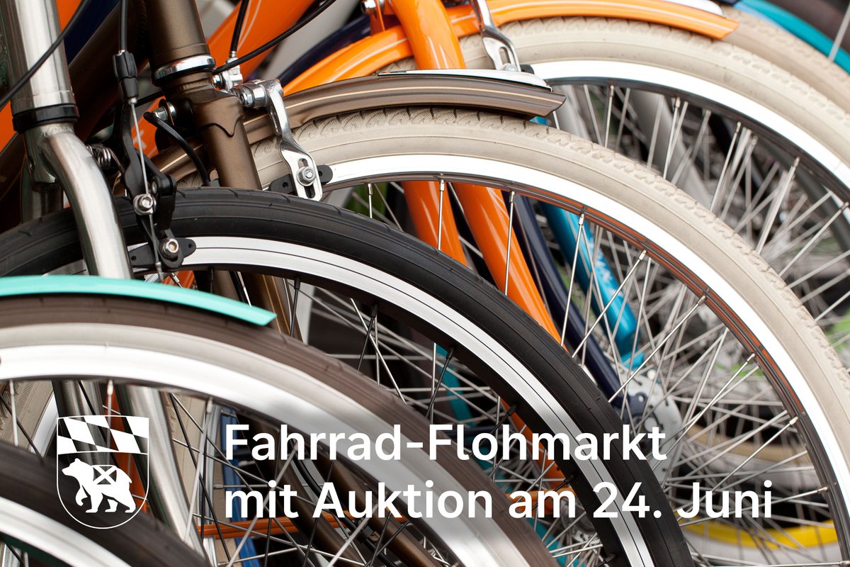 Im Rahmen des diesjährigen <a href="/STADTRADELN/">STADTRADELN</a> veranstaltet die Stadt #Freising am Samstag, 24. Juni 2023, 10-12 Uhr einen #Fahrradflohmarkt. Ab 11 Uhr findet zudem eine #Fahrradauktion herrenloser Radl statt. ℹ️Mehr Infos: sohub.io/jx9a