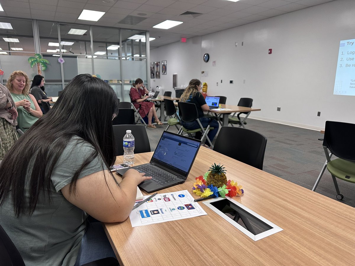 MrsOguntuga's tweet photo. Our first session of @SBISDEdTech #EdTechSummerPD is underway: We’re exploring approved innovative tools, and @Canvas_by_Inst essentials to enhance teaching and learning. @CarlaPaceEdu @mEDiated_SBISD @PhilipPorterTex @sciwilliam1 @SBISD 
#SBISDEdtech #Limitlesscuriosity https://t.co/sXYDmpEHIo