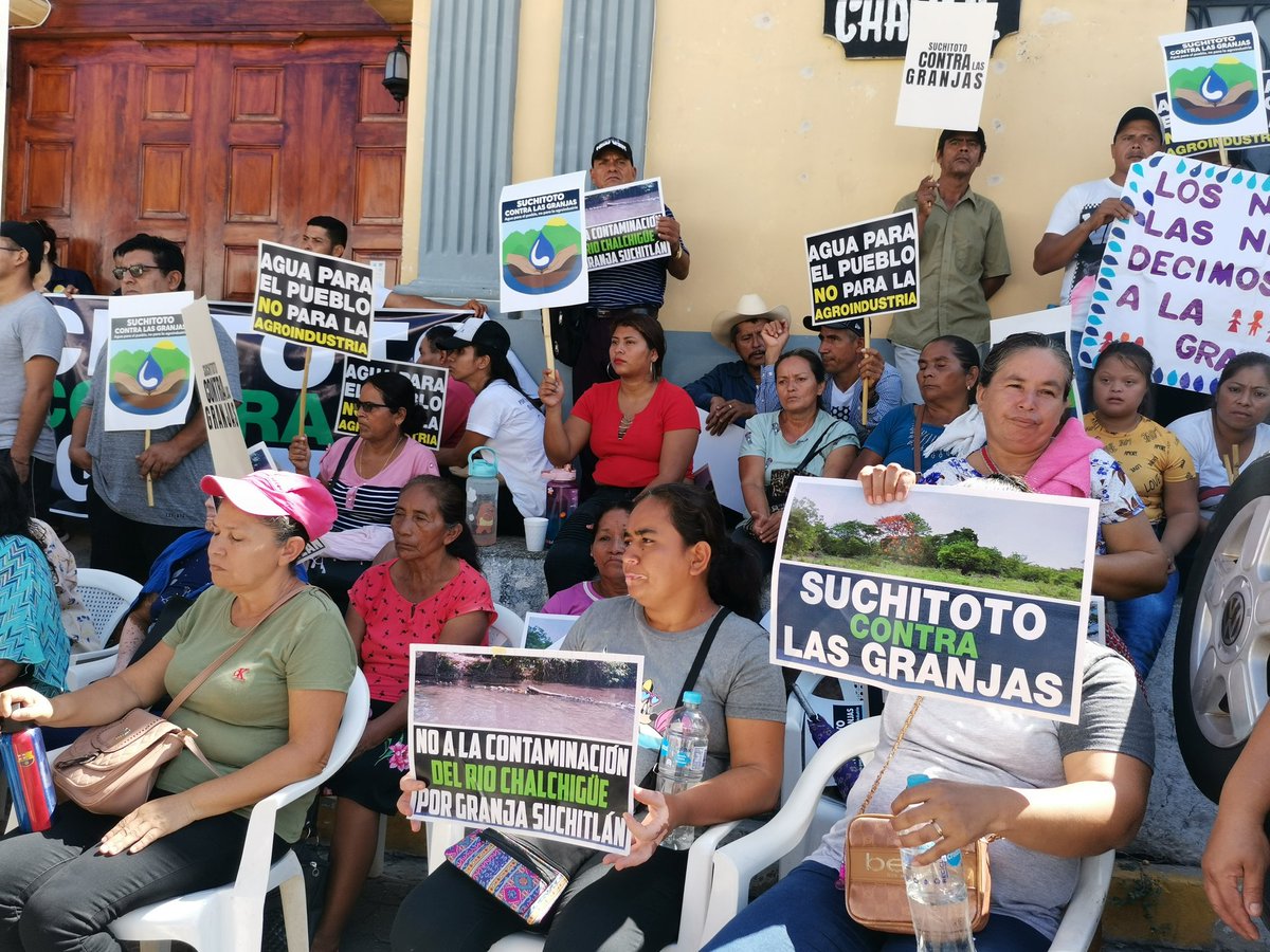 SuchiNOgranjas's tweet photo. Conferencia de prensa de las comunidades de #Suchitoto ante la instalación, sin los respectivos permisos municipales, de la Granja Avícola Salvadoreña. #SuchitotoContraLasGranjas https://t.co/VoXTYpNLdZ