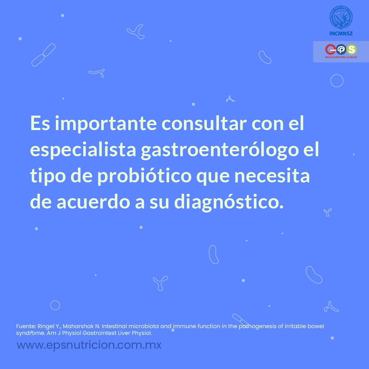 INCMNSZ_EPS's tweet image. #Lactobacilos | Instituto Nacional de Ciencias Médicas y Nutrición Salvador Zubirán

#Probióticos #Prebióticos #SistemaDigestivo #SistemaInmunitario #Gastroenterólogo #ProbióticosNaturales #EPS #INCMNSZ
