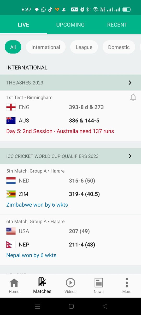 Absolutely love the cricket today!! Congratulations to Nepal and Zimbabwe.

But the ashes can't get any better than this. On day 5 both teams are fighting their heart out!

Absolute class!!

#cricket #ashes #england #australia #worldcupqualifiers2023 #nepal #zimbabwe
