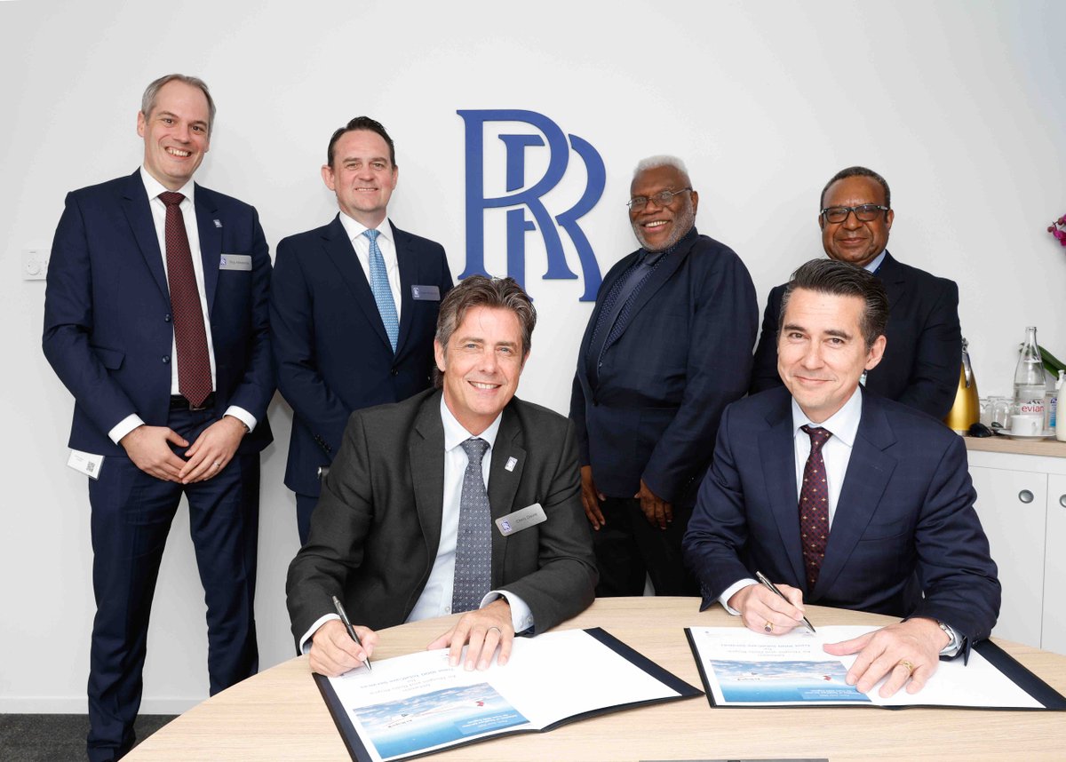 RollsRoyce's tweet image. We are delighted to welcome @PXPNG to the #Trent1000 family after an order was made for four engines to power its two new Boeing 787-8 Dreamliner aircraft, following selection of TotalCare Services at #PAS23 #PowerofTrent More here: ow.ly/p5UC50OSNlX