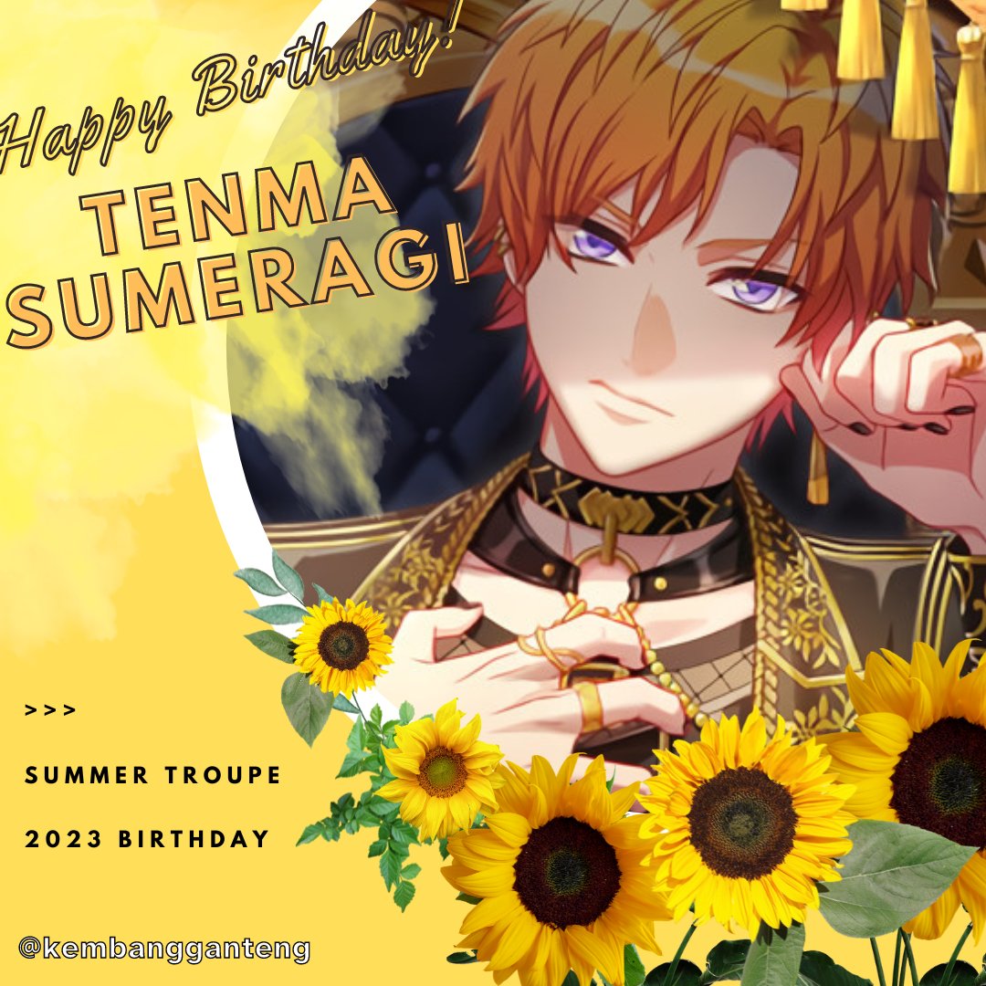 [JUNE BIRTHDAY] 
[to <a href="/TenmaS_621/">Tenma Sumeragi | hiatus</a>]  

Happy birthday to you, Tenma-kun! Let us go eat some hambaaga steak today together~!