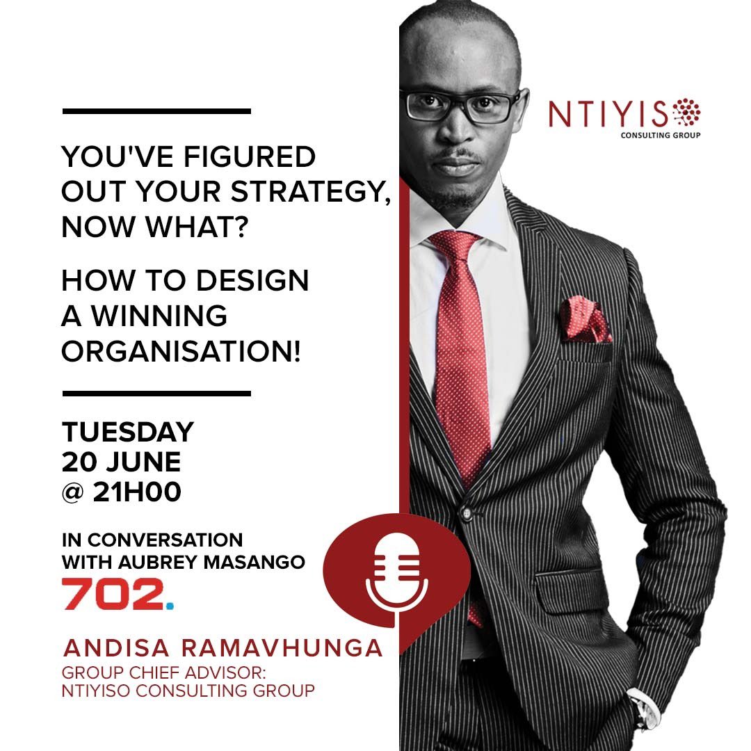 Catch our Group Chief Advisor, Andisa Ramavhunga as he unpacks on designing a winning organisation that creates, delivers, and sustains value.

Visit: ntiyisoconsulting.co.za 

#NtiyisoTruth #ThoughtLeadership