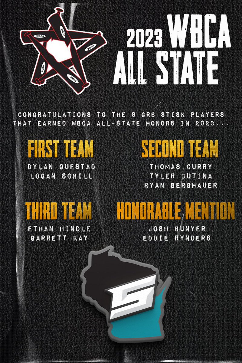 stiksacademy's tweet photo. Congrats to the 9⃣ GRB StiKS players that earned @BaseballWis All-State honors in 2023... https://t.co/e88m5zsJmW