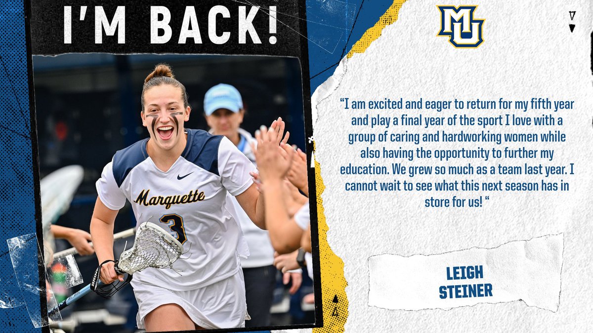 Leigh is back! The Second-Team All-BIG EAST selection is returning for a fifth season! Leigh started all 19 games last season and ranks eighth in program history in free position goals with 14. #WeAreMarquette