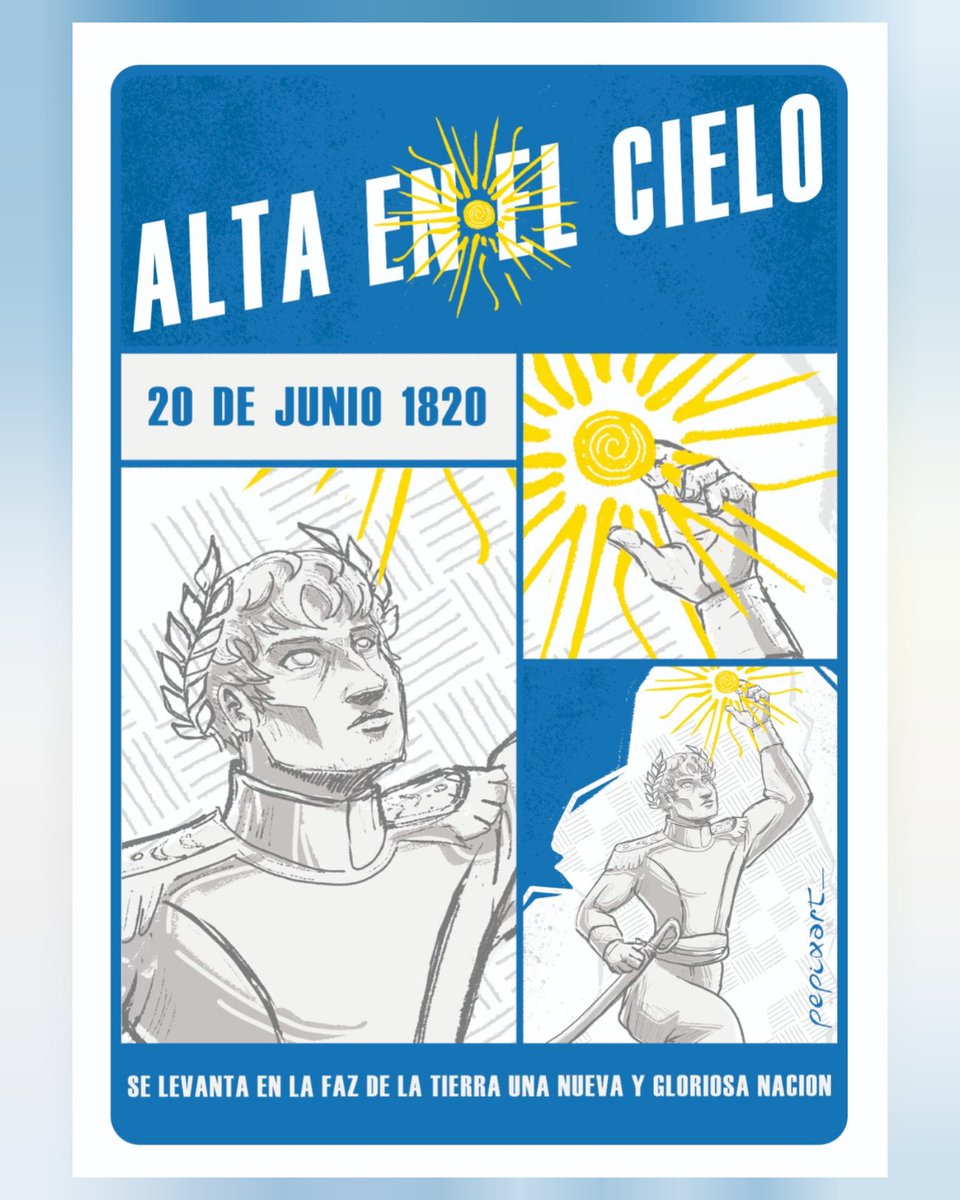 #DiaDeLaBandera  y unas ilus con #Belgrano #altaenelcielo