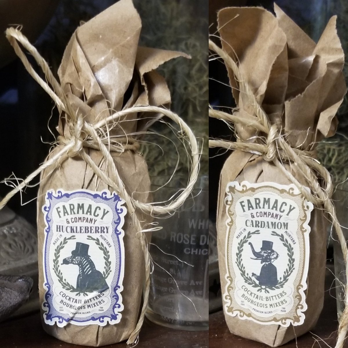 Now stocking #huckleberry #bitters and #cardamom bitters from #Montana 🥃 Use them in #cocktails #mocktails &amp; #craftcoffee EEMercantileCo.com for this &amp; more #qualitycraft #generalstore