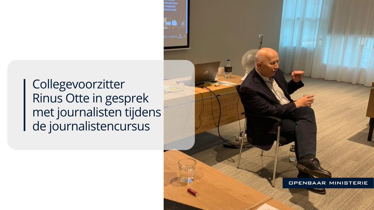 Als nieuwe voorzitter van het College van procureurs-generaal ging Rinus Otte vandaag in gesprek met journalisten op de tweedaagse journalistencursus ‘Strafrecht en OM’. Deze cursus is ervoor bedoeld om journalisten beter te laten begrijpen hoe het strafrecht en OM werken.