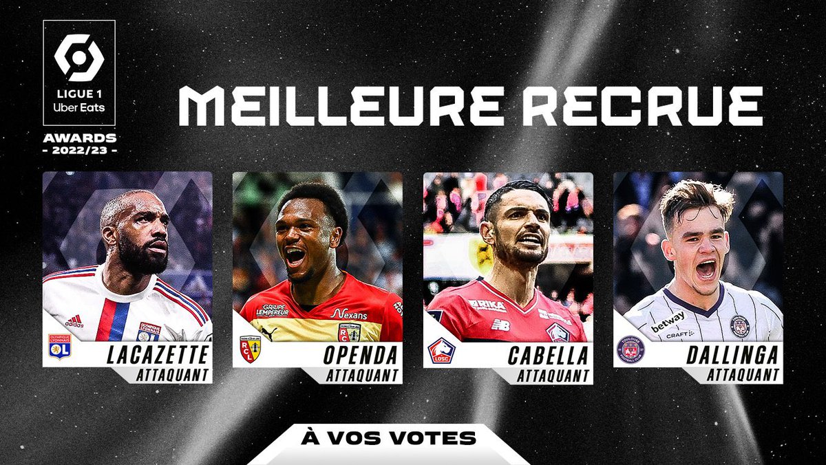 Ligue1’de sezonun en iyi transferi ödülü için adaylar belli oldu. 

• Alexandre Lacazette
• Lois Openda
• Remy Cabella
• Thijs Dallinga