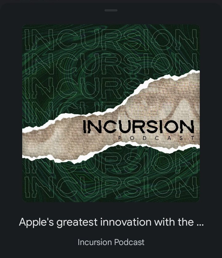 Incursion Podcast tweet media