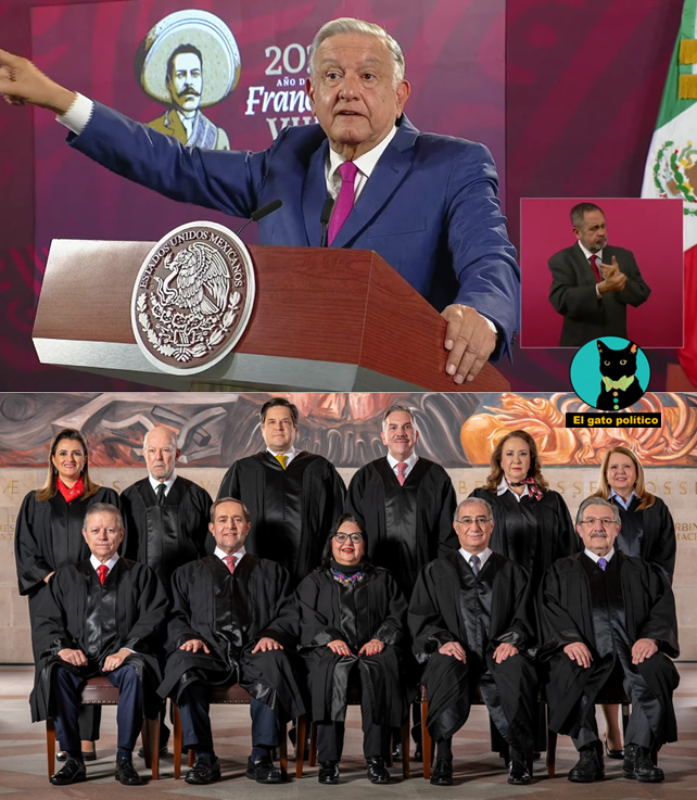 AMLO anuncia que ya da como un hecho que la corrupta SCJN invalide el jueves la segunda parte del plan B:
"¿Cómo creen que van a dejar vigente esa ley, si ahí se establece que nadie debe ganar más que el Presidente? (...) y los ministros son los primeros que violan la