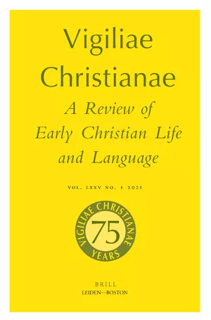 New issue of Vigiliae Christianae Vol.  77, No.  3 (2023) brill.com/view/journals/… <a href="/Brill_Religious/">Religious & Biblical</a> @jeffreymhubbard