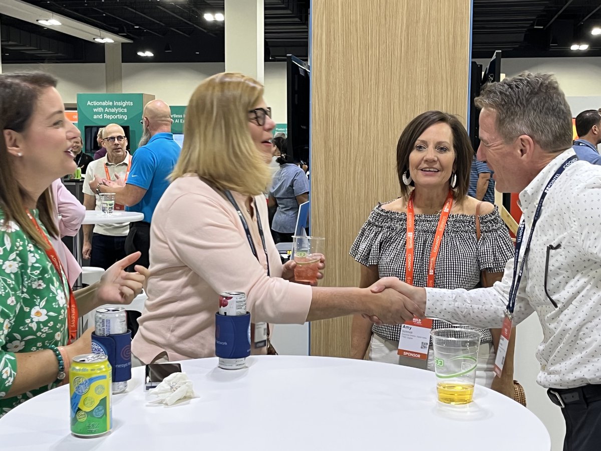 TTECDigital's tweet photo. Just a few snapshots of last night's welcome reception at #Xperience23. We're excited for all Day 1 has in store! Visit us at booth P2.
@Genesys @TTECDigital
#Genesys #TTECDigital #aboldnewwayforpersonalizedCX https://t.co/q9psVCZDsJ