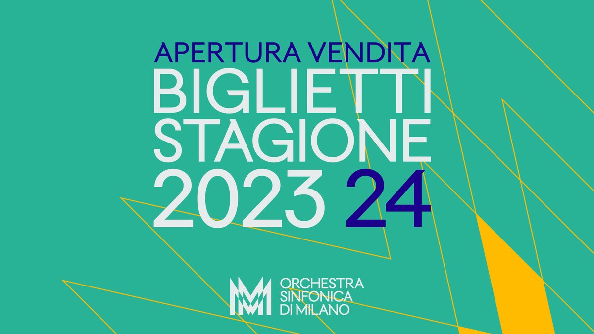La vendita dei biglietti per tutti i concerti della nuova Stagione 2023/24 è ufficialmente aperta!
Da oggi è possibile acquistare singoli biglietti anche per tutti i concerti che compongono il FESTIVAL MAHLER in programma dal 22/10 al 13/11
👉 sinfonicadimilano.org