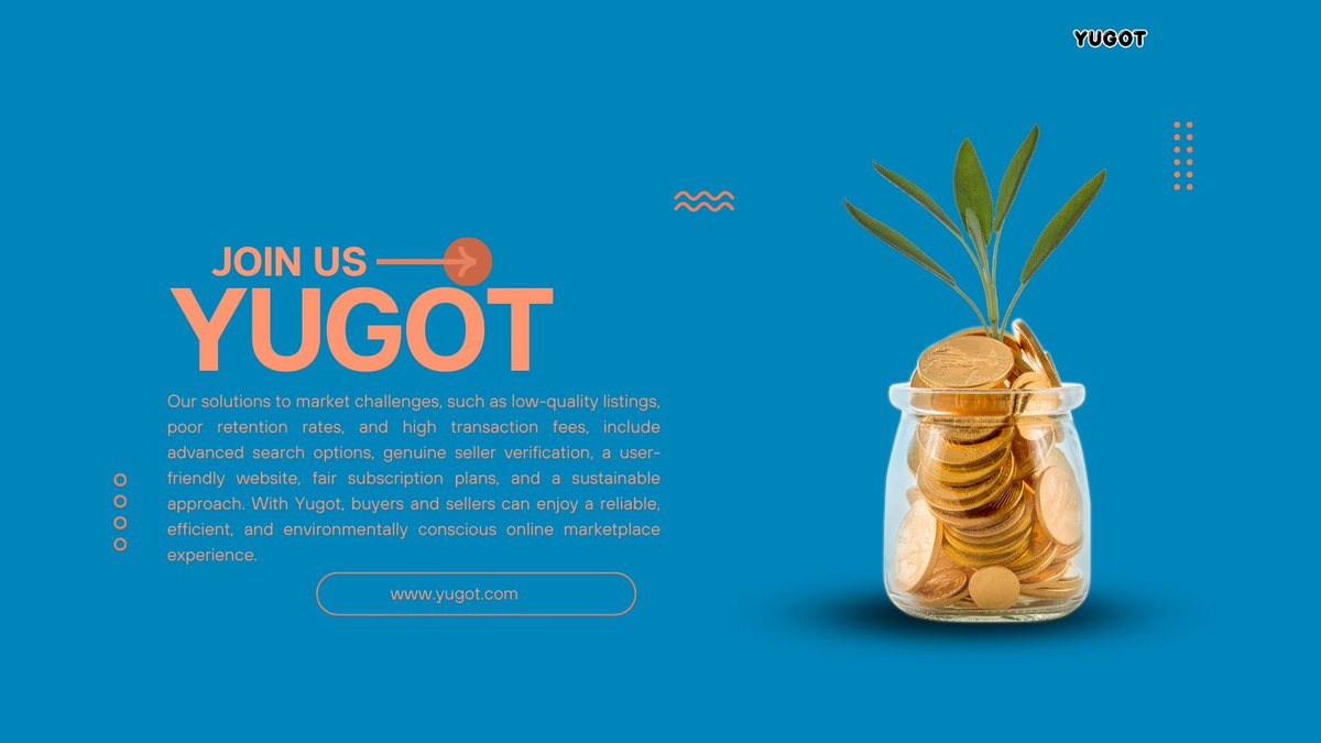 Many perks to benefit from on YUGOT
#yugotit #yugot #whyus #jointoday #newmarketplace #forcreators #foryou #sustainable #forfreelancers #forbusinesses