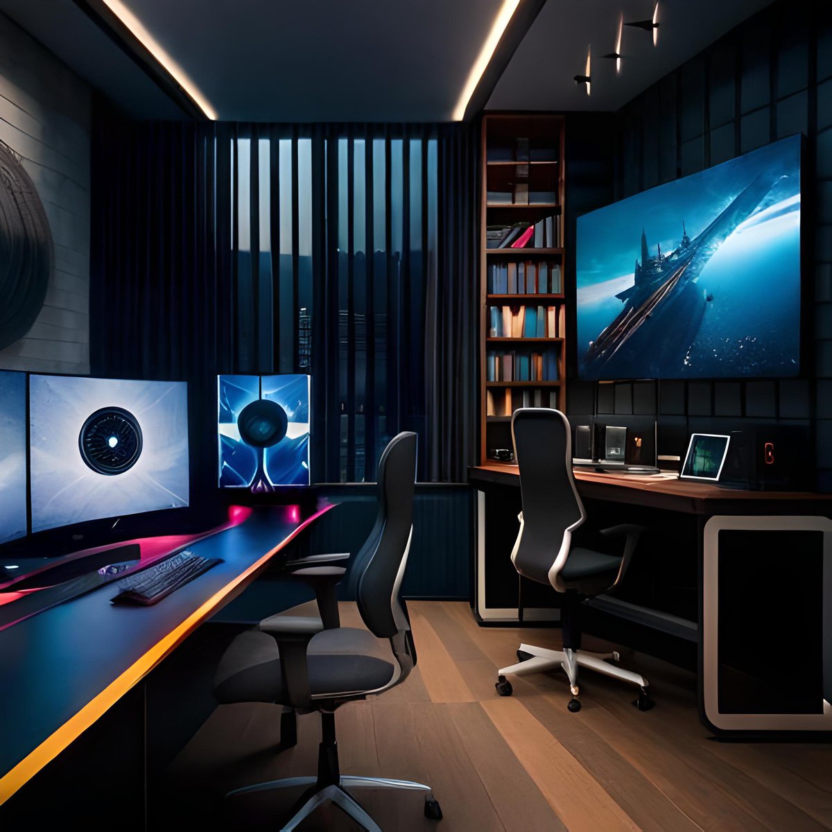 Dream room 
#ai #aiart #aiartcommunity #aiartwork #fyp #fypシ #viral #dreamroom #dream #gamingpc #gamingroom #gamingsetup #GraphicDesign #GraphicDesigner .