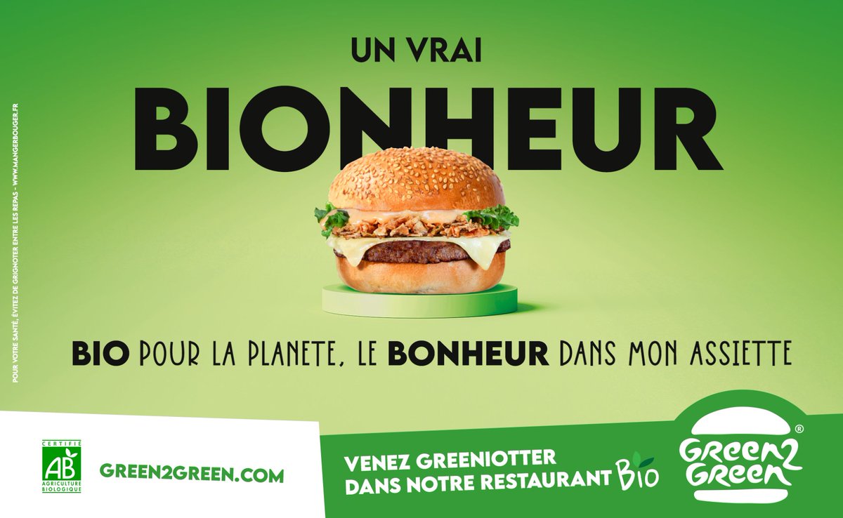 Ravi de vous annoncer que les restaurants bio Green2Green viennent de sélectionner l'<a href="/agencefelix/">Agence Félix</a> 🌱

Au menu : 
- refonte charte graphique
- signalétique &amp; panneaux LC
- campagnes digitales
- lancement de produits

#byFélix #HauteSavoie