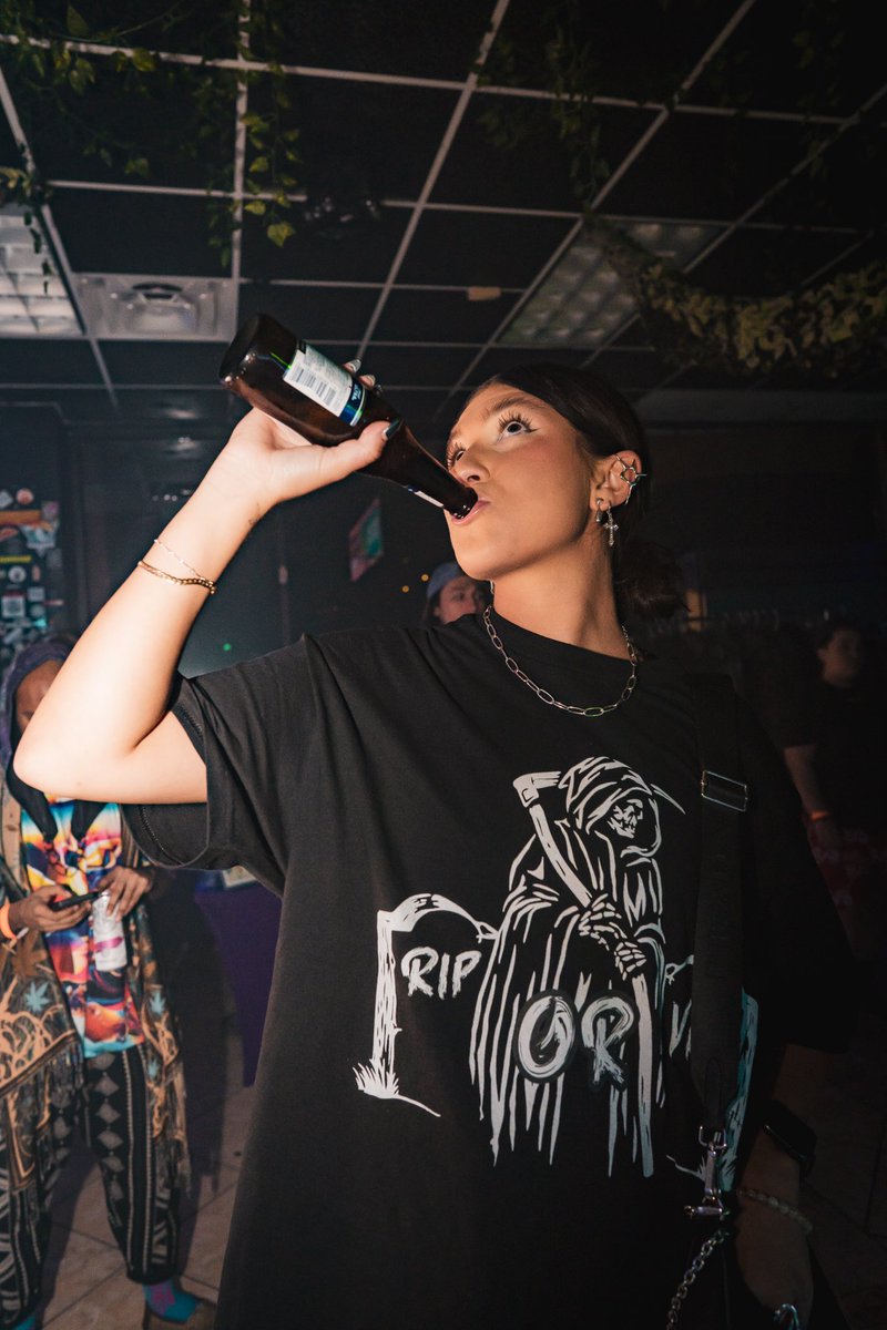 ShopWITLP's tweet image. a VIP or RIP moment for the win🪦 

Use the link in our bio to shop this iconic tee!! #partymerch #graphictees #merch #streetwear #VIP