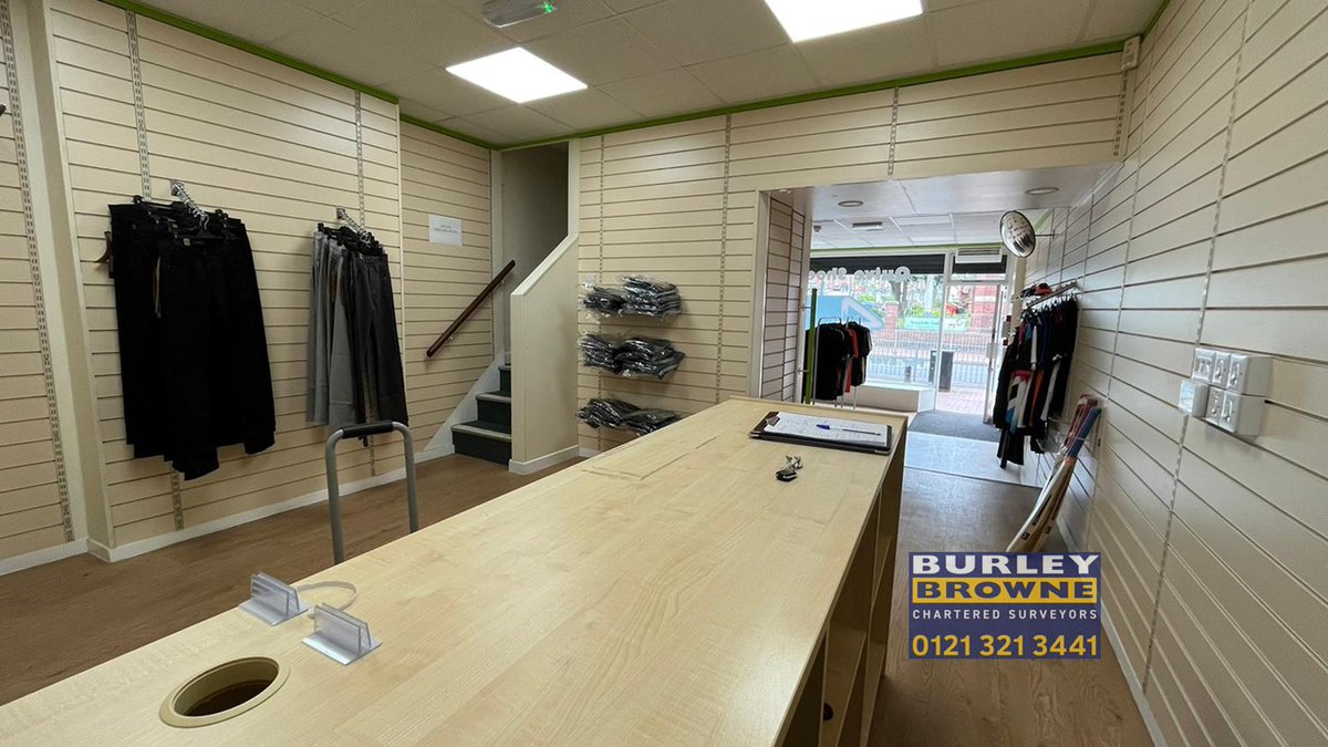 BurleyBrowne's tweet photo. New to the Market!   543 Bearwood Road #Smethwick provides a retail unit TO LET with a ground floor sales area of 412 sq ft and first floor ancillary of 399 sq ft.  Large glazed shop front. Busy shopping parade.  Contact @BurleyBrowne to arrange a viewing! https://t.co/M1g65DfP9v