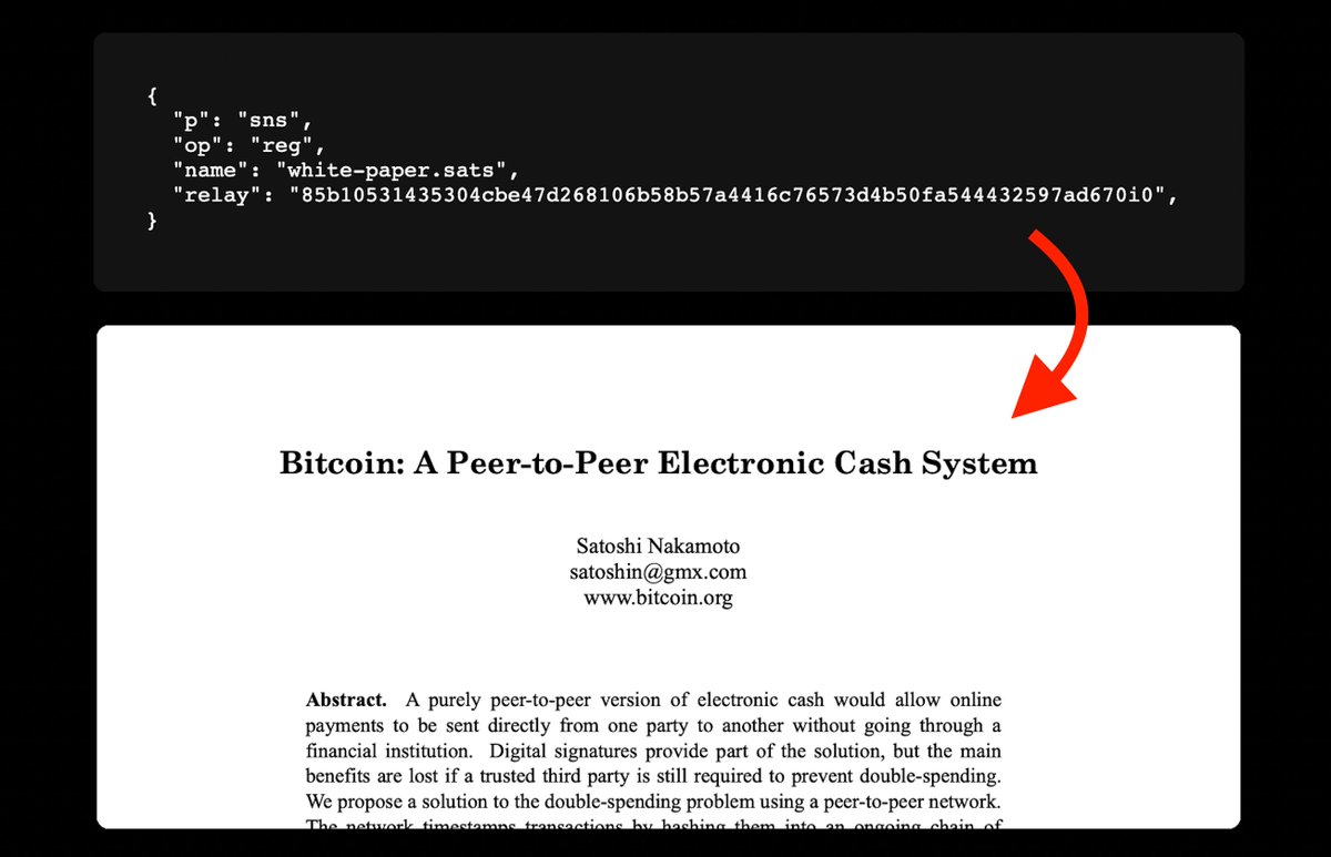 satsnames's tweet image. Storage is the killer app for Bitcoin.

With recursion, you can build indestructible websites and applications. The world&apos;s most censorship-resistant, distributed, and available data layer has arrived, and it&apos;s called Bitcoin. Who knew? 😂