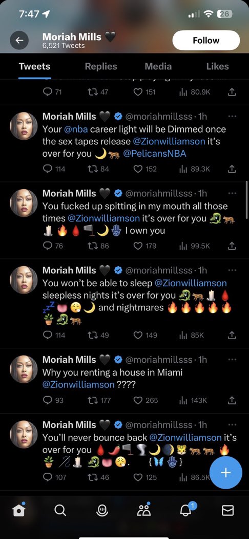 What did Zion Williamson do to make Moriah mills this mad bro 😭