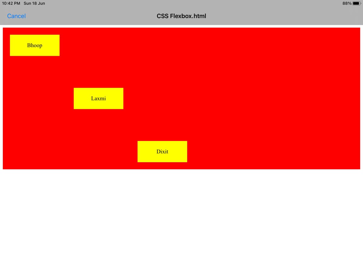 Laxmi14353517's tweet image. 10th  Day of #100daycoding 
•    Today i have learnt flex box and grid box and layout a page in css.
•    Started Java Script intoduction