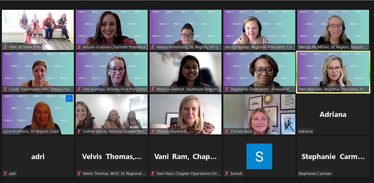 HBA SE Retreat was held on 6/17. What an amazing group of leaders with ideas on corporate partners, membership engage, mentoring prog &amp; events!  We look forward to seeing all of our members involved &amp; engaged in these exciting programs!  #hbaimpact #hbasoutheast #womenleaders