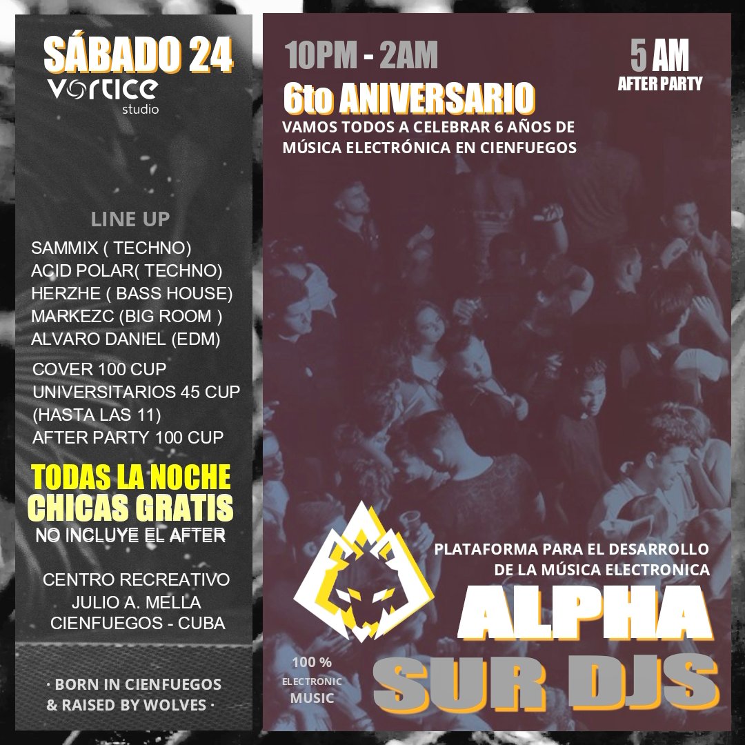 Alpha Sur Dj's 🐺 tweet media
