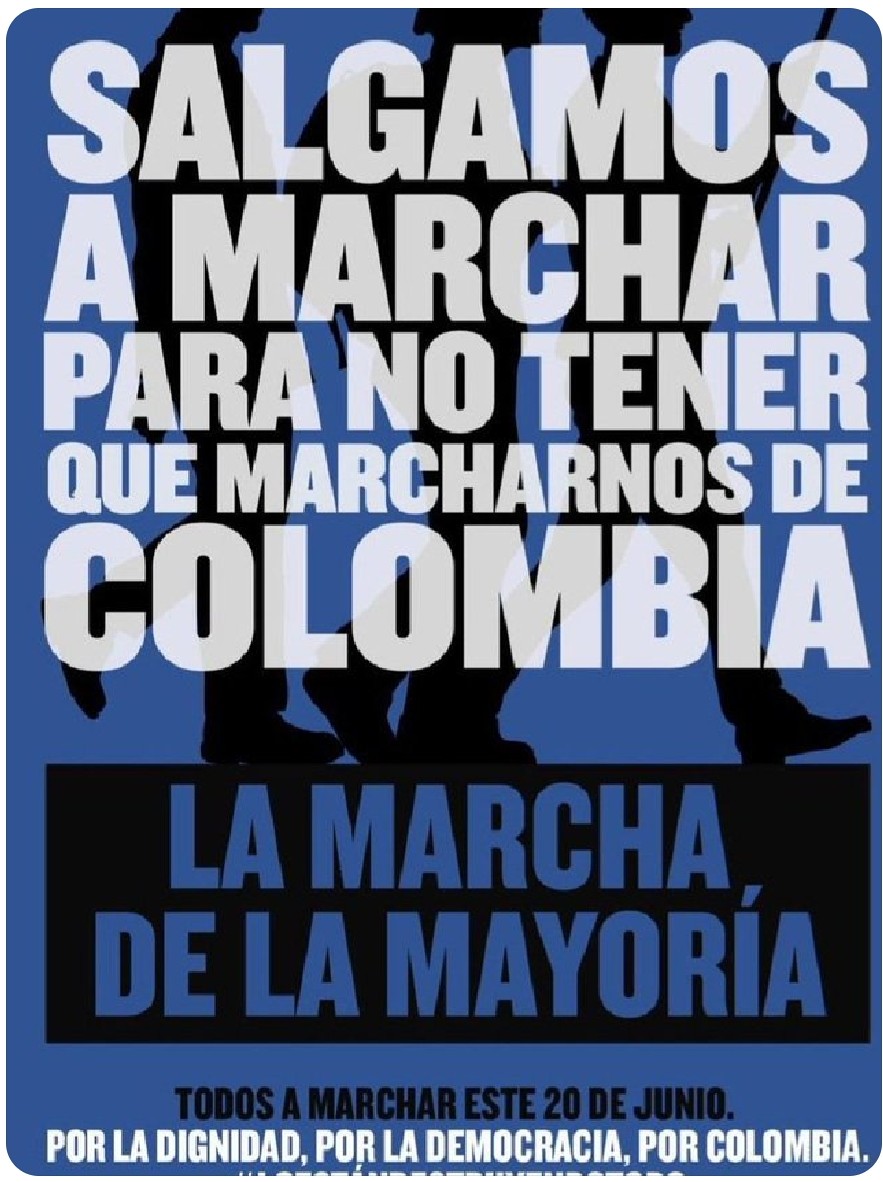 Juli90331102802's tweet photo. #LaMarchaDeLaMayoria
#LaMarchaDeLaMayoria
#LaMarchaDeLaMayoria
#LaMarchaDeLaMayoria
#ColombiaseCansó
#20de junio 2023 https://t.co/dTPVmI0l4z