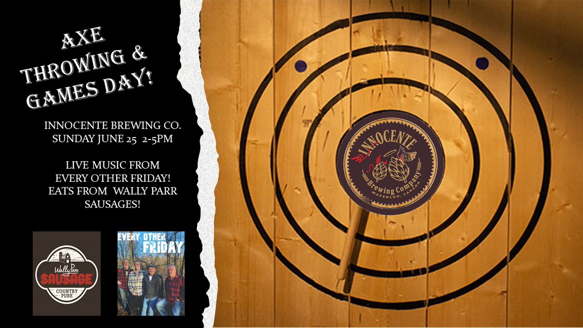 Innocente_Brew's tweet image. Busy weekend ahead! Friday we've got @blblcomedy in with @ManolisZontanos and Tyler Shazma. Tickets here rb.gy/q7er0. Saturday we're in Palmerston at #Ralewayfestival from 12-4. Finally, Sunday is family funday! Live music, axe-throwing and BBQ from Wally Parr. Get in