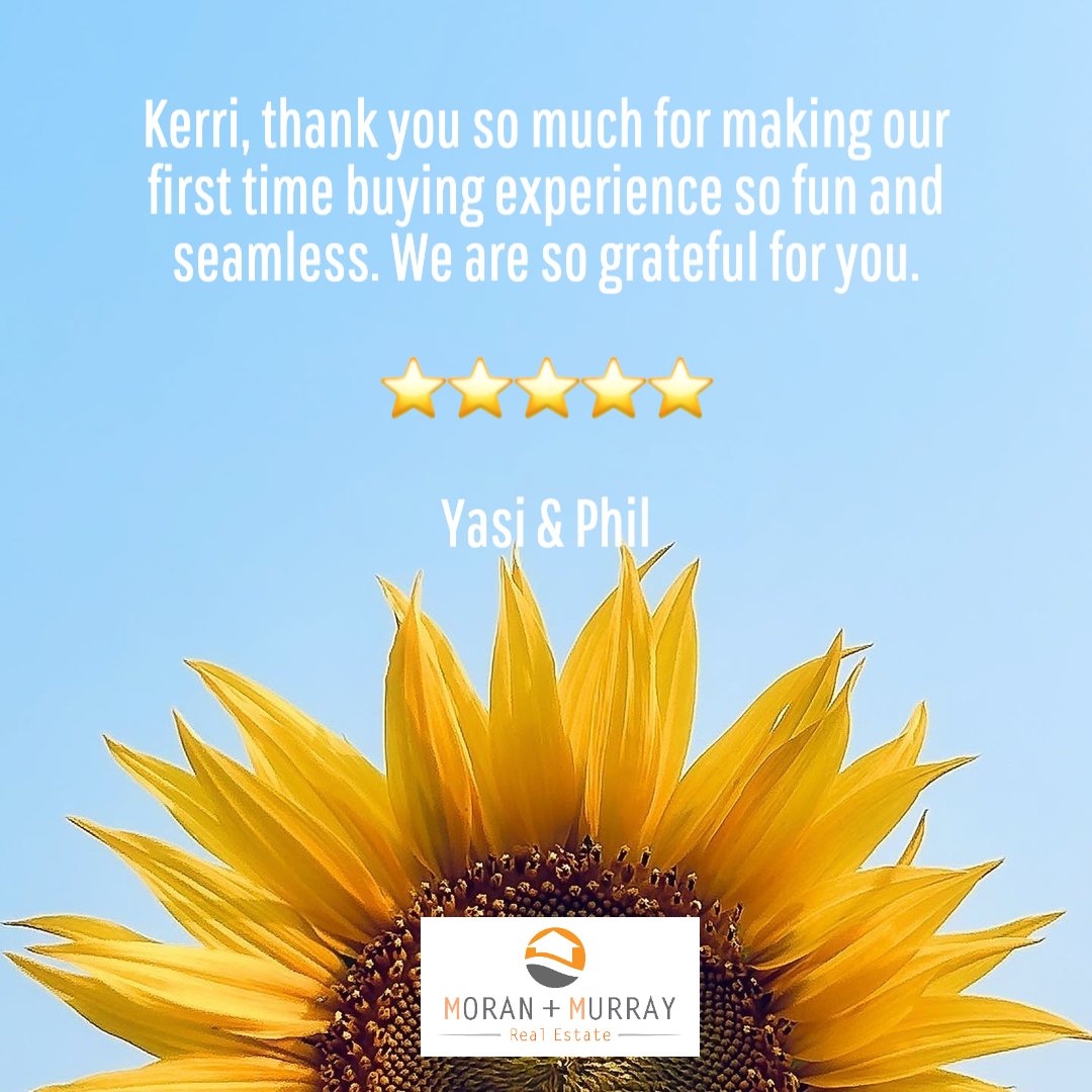 #TestimonialTuesday

Thank you Yasi and Phil for the glowing review of Kerri. We wish you many happy years in your beautiful new home! 🤩 

#moranmurrayrealestate #homebuyers #happyclient #delawarerealestate #netde #realtor #longandfoster