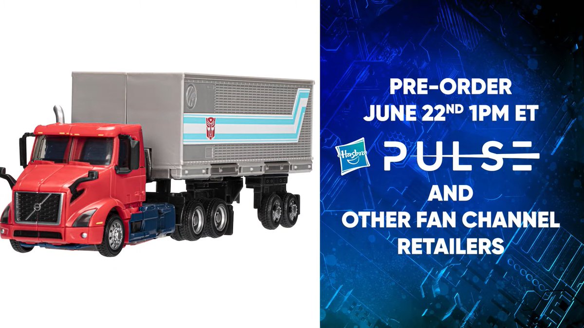 Preorders go up Thursday at 1PM ET. #Transformers #HasbroPulse #Hasbro