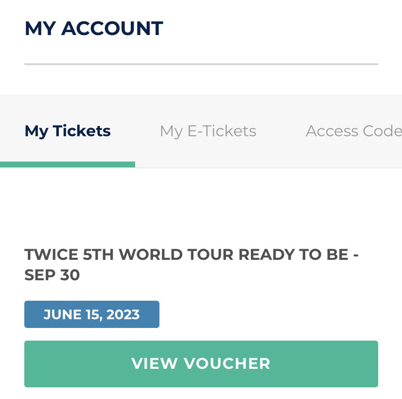 Got my voucher naAaa omggg #TWICE_5TH_WORLD_TOUR #TWICE_5TH_WORLD_TOUR