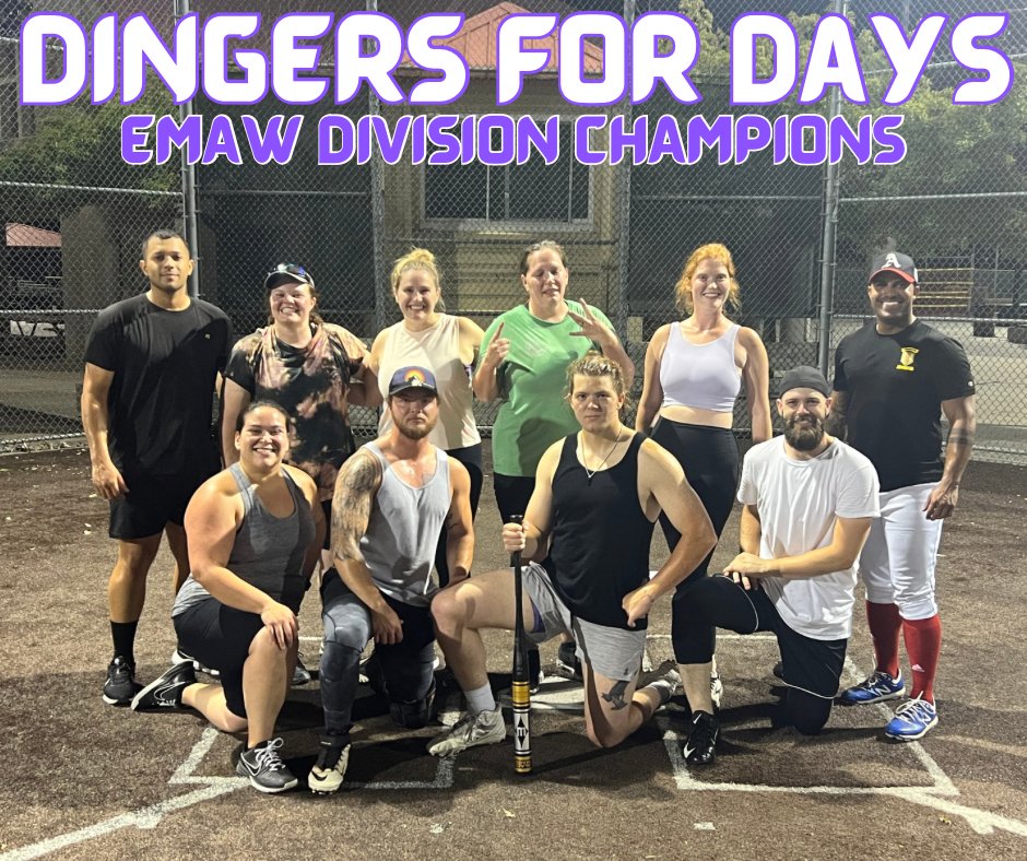 Manhattan Parks & Rec on Twitter "Congratulations to our CoRec League Softball Champions!"