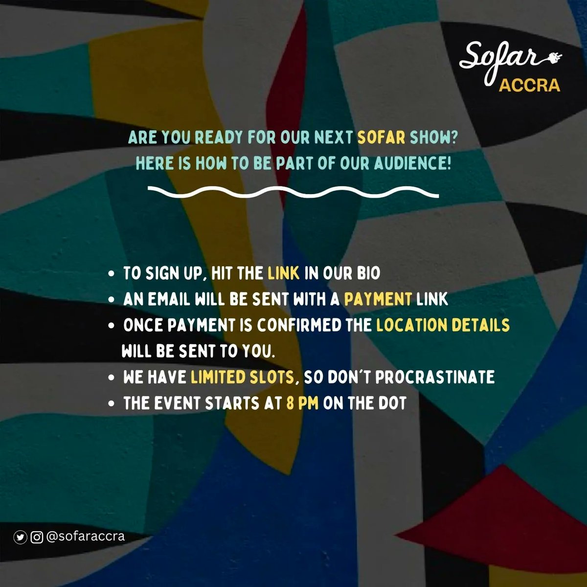 Sofar Sounds Accra tweet media