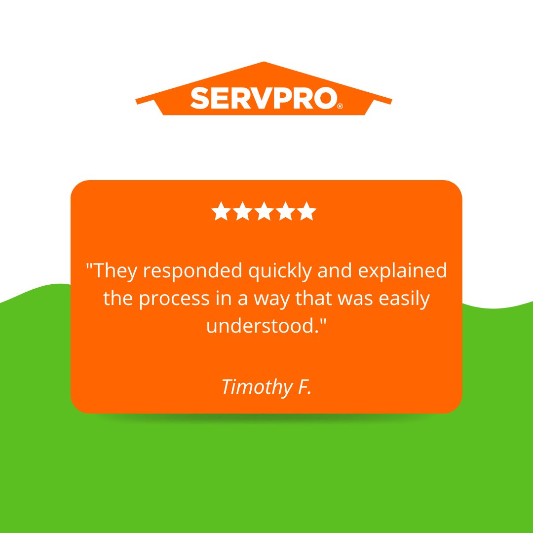 Thank you so much for the kind words! This really means a lot to our team. 

#SERVPRO #Restoration #Jaxbeach