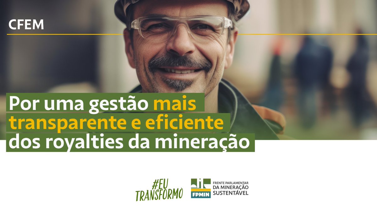 fpmineracao's tweet image. A Frente da Mineração Sustentável #FPMin trabalha para que a Compensação Financeira pela Exploração Mineral #CFEM contribua, efetivamente, para o progresso e a qualidade de vida das comunidades mineradoras. Estamos empenhados na aprovação do PL 2138/22,  do presidente @ZeSilva_