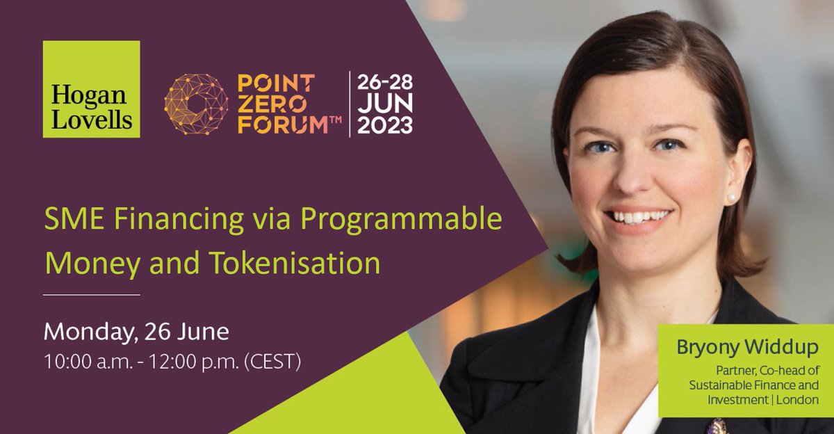 With less than a week to go, don't miss co-head of Sustainable Finance and Investment Bryony Widdup at <a href="/pointzeroforum/">Point Zero Forum</a> running from 26-28 June in Zurich. Register your interest here: ow.ly/T13v50OSR4r

#PZF2023 #PointZeroForum <a href="/sif_sfi/">SIF_SFI</a> <a href="/elevandi/">ELEVANDI</a>
