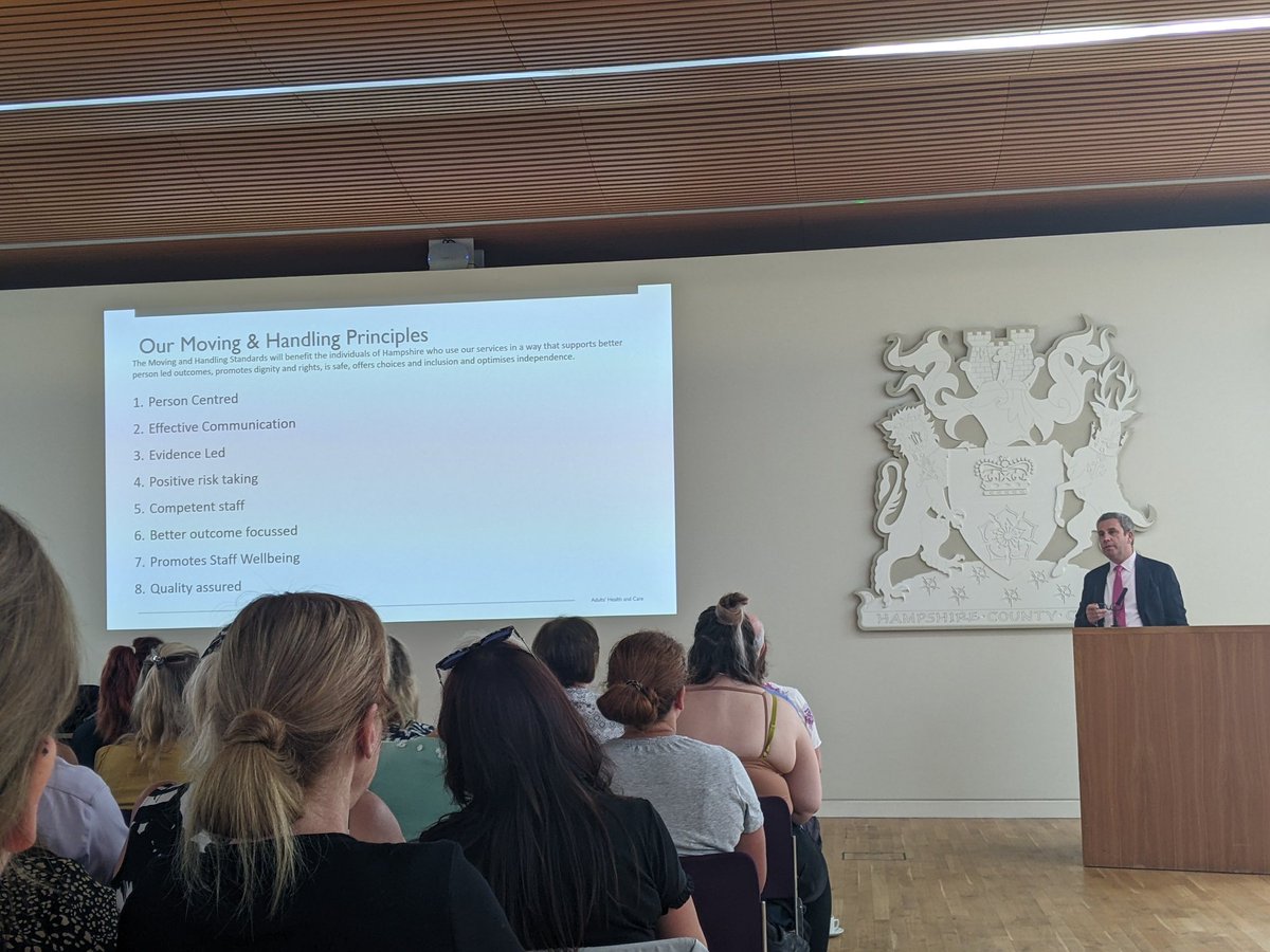 Great to hear from the Director of Adult's Health and Care Graham Allen give the opening remarks for today's Enhancing and Sustainable Care Delivery Event