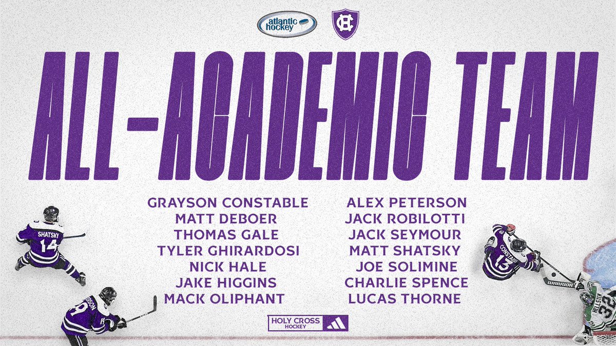 Congratulations to our 14 athletes that were named to the 2022-23 AHA All-Academic Team!📚

📰 bit.ly/3pglhez

#GoCrossGo