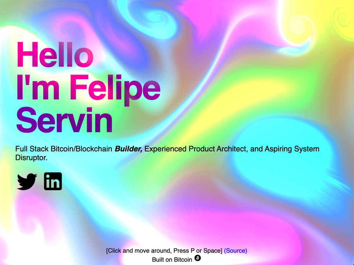 hellofelipe.sats relays to @fservin's fancy site: