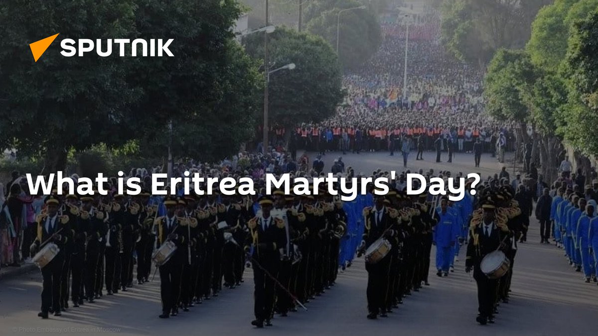 Today #Eritrea is commemorating the 32nd Anniversary of Martyrs' Day – one of the most significant events in the country's history. This day honors those who lost their lives battling for the country's freedom between 1961 and 1991.
#martyrsday2023
en.sputniknews.africa/20230620/what-…