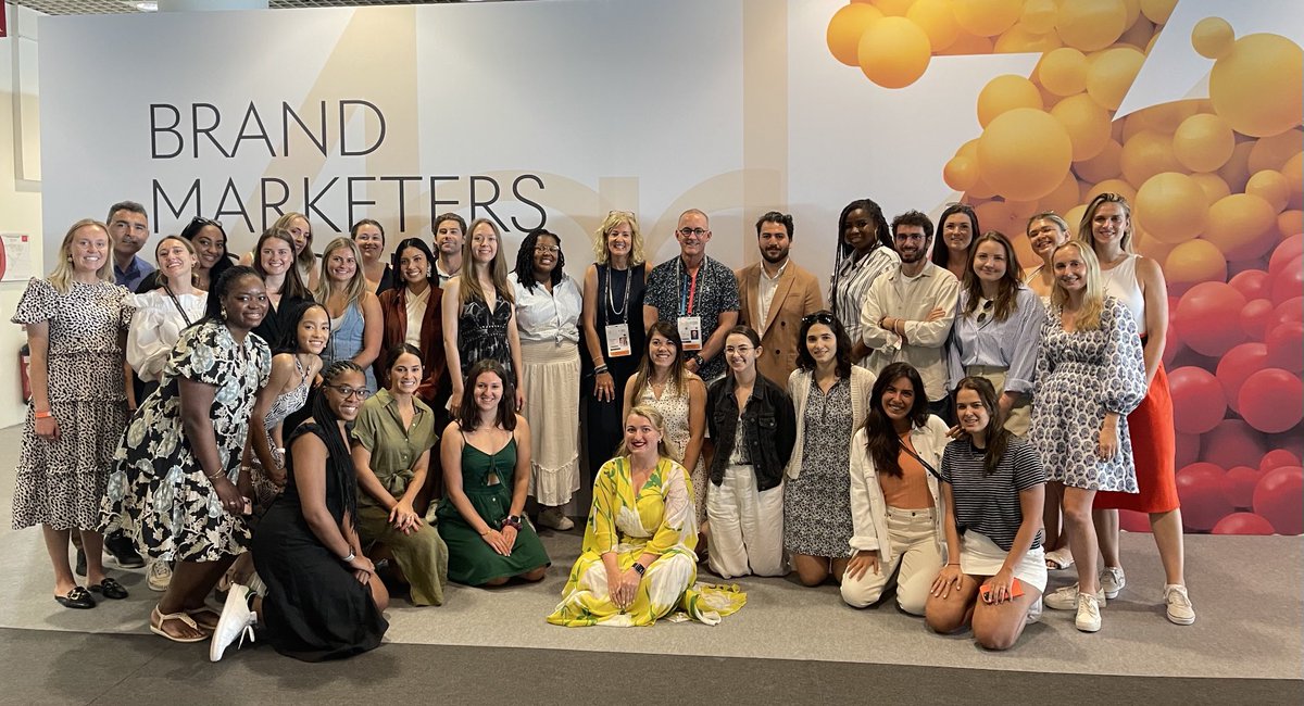 Always inspiring and hopeful for the future…Young Marketers ⁦@Cannes_Lions⁩ Brand Marketers Academy #CannesLions2023