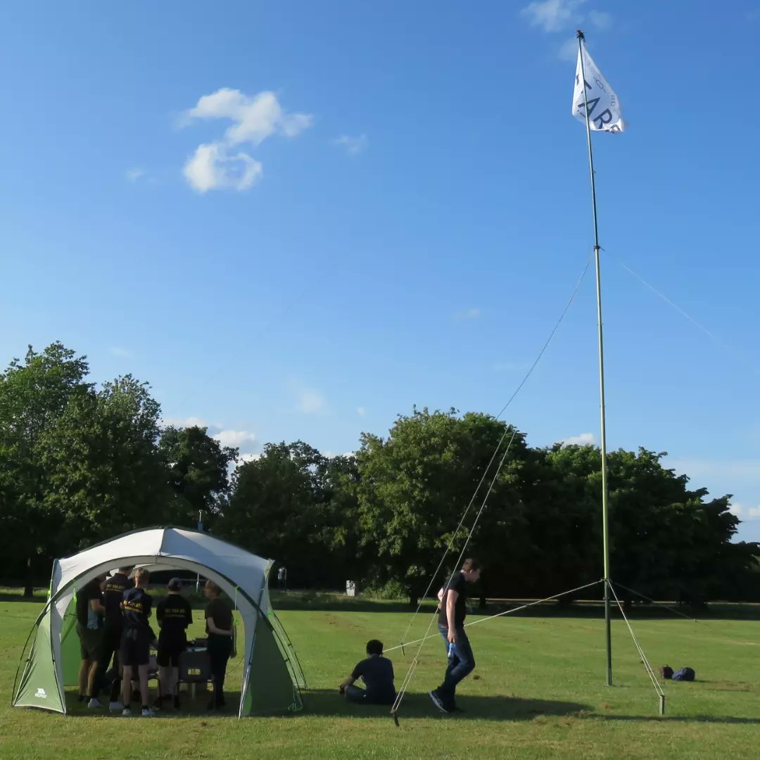 Today we assisted 261 Squadron Guildford Air Cadets with #exblueham where cadets were using the 5Mhz band to make contacts across the globe. #amateurradio #amateurradiostation #contesting #radio #hamradio #hamradiocontest #amateurradiocontesting #electronics #raf #aircadets
