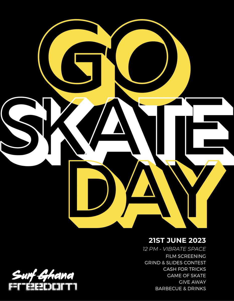 WE MISSED YOU! See you tomorrow 🫂 to celebrate #goskateboardingday with us. 12pm-8pm skate contest, film screening, sound system, give away. 🔥