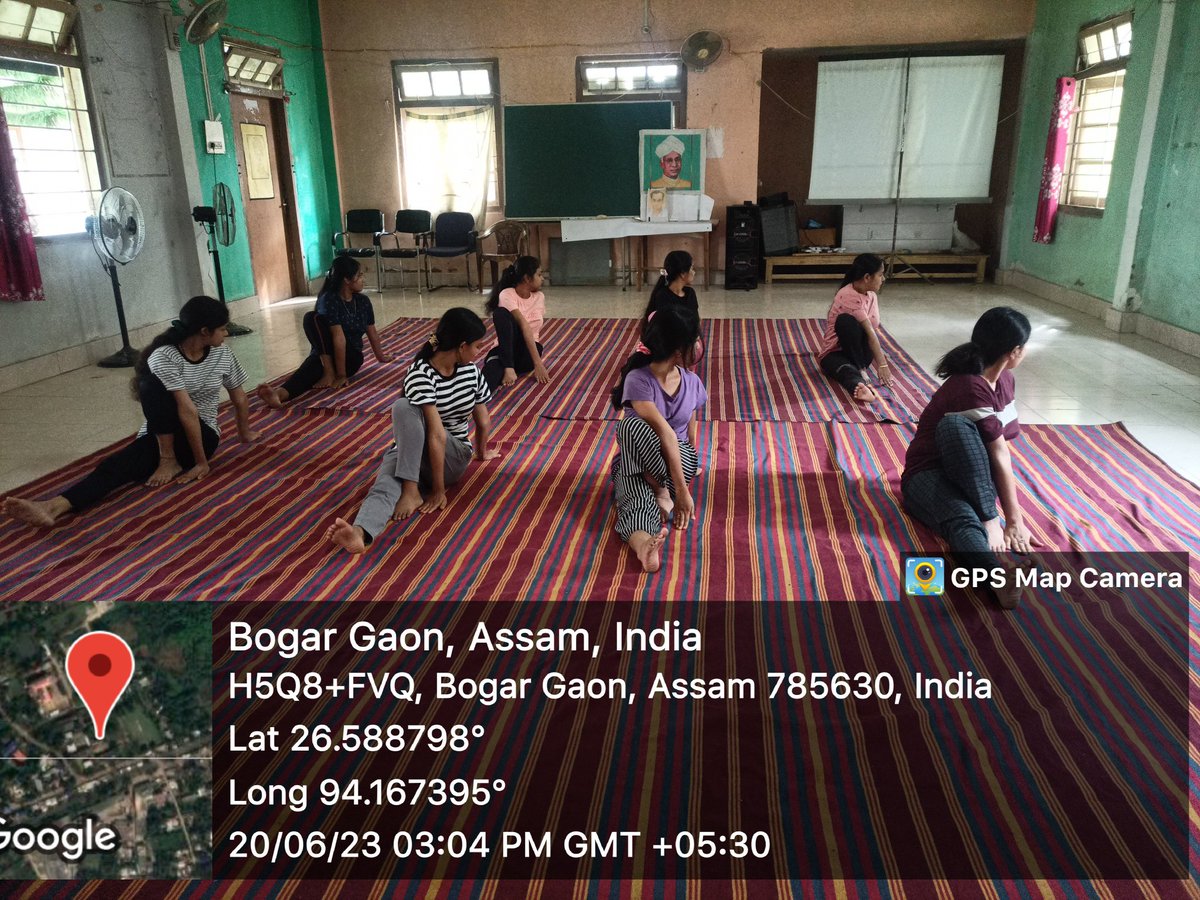 Practising common Yoga protocol for upcoming #InternationalDayofYoga2023
 #YogaforVasudhaivaKutumbakam 
@_NSSIndia @nss_rdguwahati @NSSCellDU @YASMinistry @pankajsinghips @FitIndiaOff @Anurag_Office @g20org @IndiaY20 @CMOfficeAssam @ncteDelhi @ranojpeguassam @SchoolEdnAssam