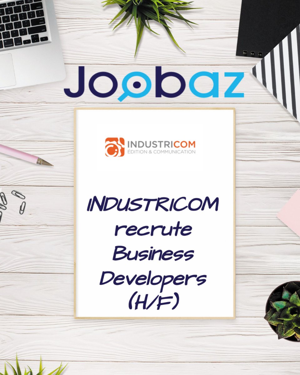 INDUSTRICOM recrute Business Developers (H/F)

joobaz.com/job/industrico…

#recrutement #recruitement #recrutementmaroc #emplois #offresdemploi #emploimaroc #hiring #hiringnow #job #joobaz #joobazmaroc  #Business_developers