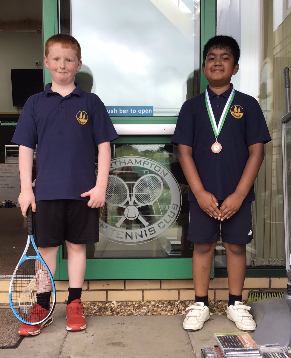 Some of the Year 5 Mini Wimbledon winners 🏆 all of the children were fantastic! 🎾 🥇🥈🥉<a href="/NptonTennis/">Northampton Tennis Coaching</a>